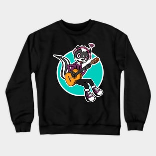 Melody the Guitarist Skunk (Variant 2) Crewneck Sweatshirt